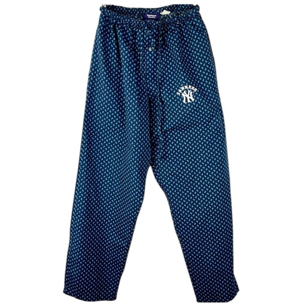 bottom drawers brand pajama pants NY Yankees logo Sz S/M